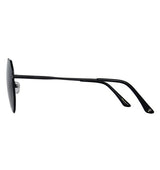 Paul Hueman PHS-2010A Polygon Sunglasses in Black