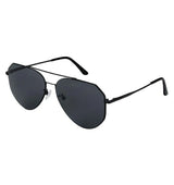 Paul Hueman PHS-2010A Polygon Sunglasses in Black, side view