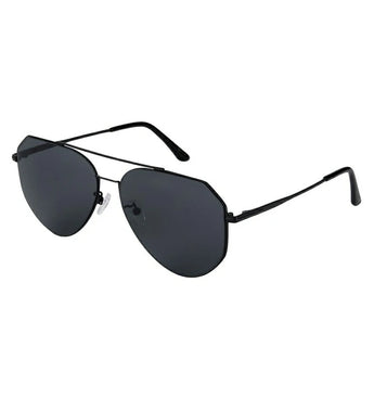 Paul Hueman PHS-2010A Polygon Sunglasses in Black, side view