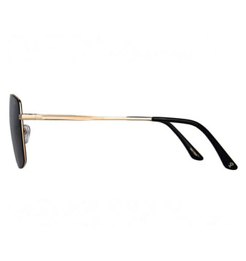 Paul Hueman PHS-2012A Square Aviator Sunglasses in Gold