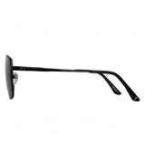 Paul Hueman PHS-2012A Square Aviator Sunglasses in Black