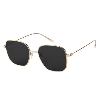 Paul Hueman PHS-918A Square Sunglasses in Black, side view
