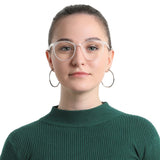 Oval Plastic Eyeglasses