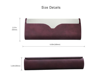 QHCX Premium Hard-Shell Eyeglass Case