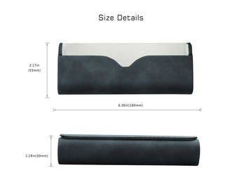 QHCX Premium Hard-Shell Eyeglass Case