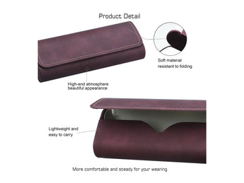 QHCX Premium Hard-Shell Eyeglass Case