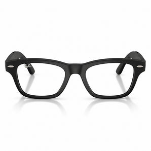 Ray-Ban Meta Burbank (Audio) Smart Glasses in Matte Black&Clear, front view