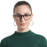 Plastic Oval Eyeglasses