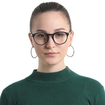 Plastic Oval Eyeglasses