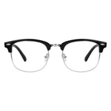 Metal Browline Eyeglasses