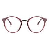 Plastic Oval Eyeglasses
