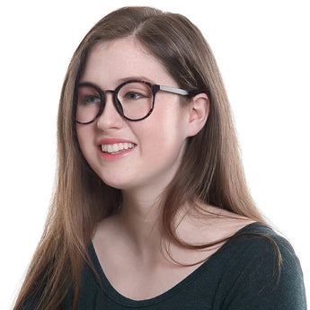 Plastic Oval Eyeglasses