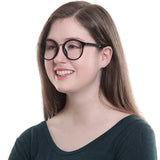 Plastic Oval Eyeglasses