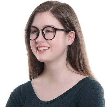 Plastic Oval Eyeglasses