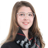 Plastic Oval Eyeglasses