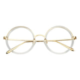 TR&Metal Round Eyeglasses