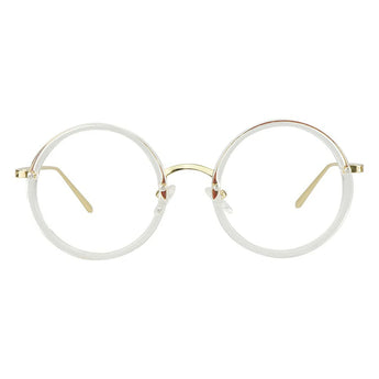 TR&Metal Round Eyeglasses