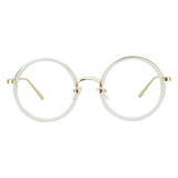 TR&Metal Round Eyeglasses