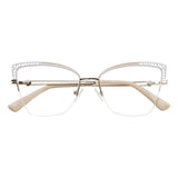 Metal Cat Eye Eyeglasses