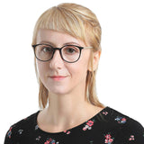 Plastic Oval Eyeglasses