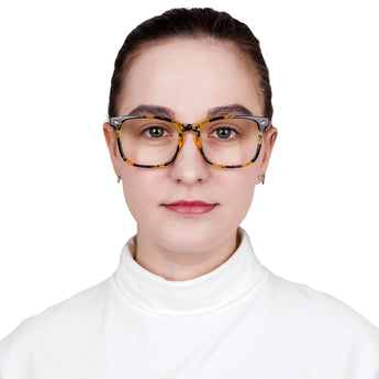 Plastic Rectangle Eyeglasses