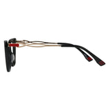 Acetate&Metal Cat Eye Eyeglasses