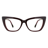Acetate&Metal Cat Eye Eyeglasses