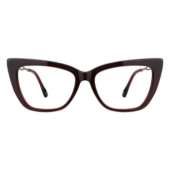 Acetate&Metal Cat Eye Eyeglasses