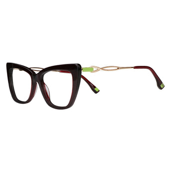 Acetate&Metal Cat Eye Eyeglasses