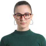 Oval Plastic Eyeglasses