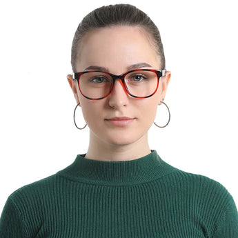 Oval Plastic Eyeglasses