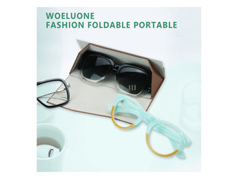 ZDQTDH Premium Hard Shell Foldable Eyeglass Case - LifeArtVision