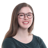 Plastic Oval Eyeglasses