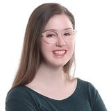 Plastic Oval Eyeglasses