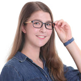 Plastic Rectangle Eyeglasses