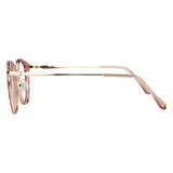 Metal Oval Eyeglasses