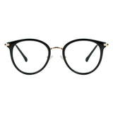 Metal Oval Eyeglasses