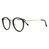 Metal Oval Eyeglasses