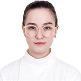 Plastic Oval Eyeglasses