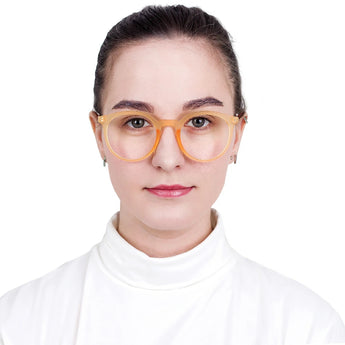 Plastic Oval Eyeglasses