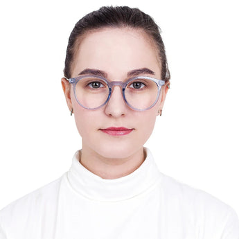 Plastic Oval Eyeglasses