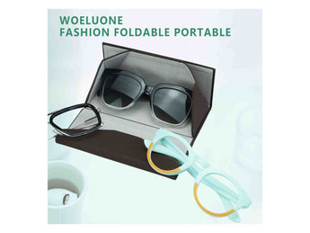 LXY Premium Hard Shell Foldable Eyeglass Case - LifeArtVision