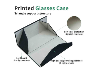 LXY Premium Hard Shell Foldable Eyeglass Case - LifeArtVision