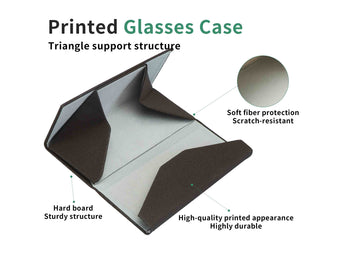 LXY Premium Hard Shell Foldable Eyeglass Case - LifeArtVision