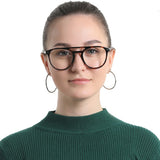 Plastic Aviator Eyeglasses