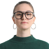 Plastic Aviator Eyeglasses