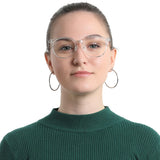 Plastic Oval Eyeglasses