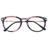 Plastic Oval Eyeglasses