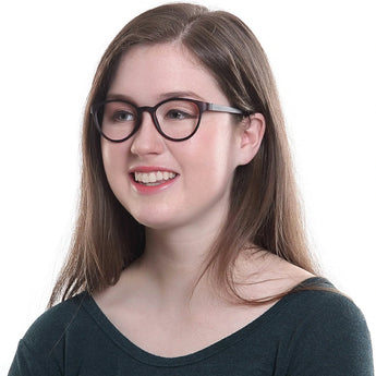 Plastic Oval Eyeglasses