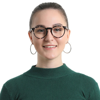 Plastic Oval Eyeglasses
